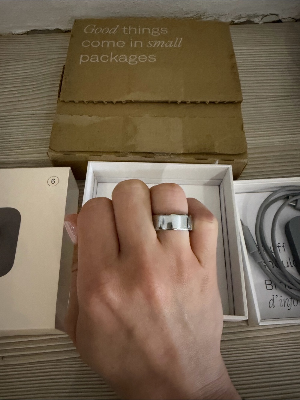 Oura Ring Size 6- Silver